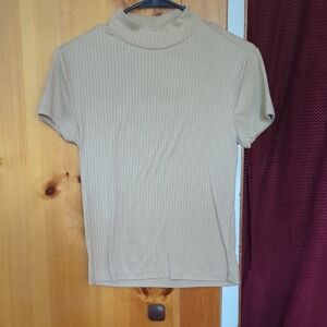 Men's Tan Ribbed Shirt